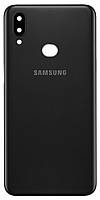 Задня кришка Samsung A10S Galaxy A107 Оригінал Китай зі склом камери Black