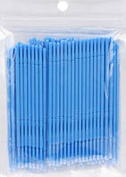 Мікробраш для нарощування вій AVADONA синій 100 шт