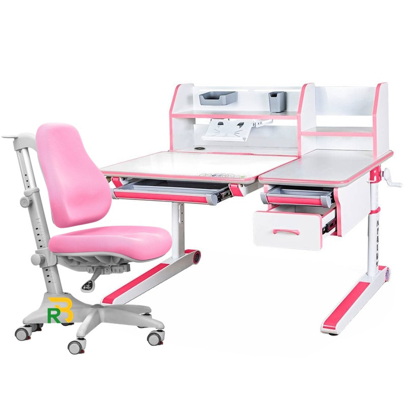 Ортопедичний набір стіл-парта і стілець зростаючі для школяра | Mealux Sherwood Energy + Match