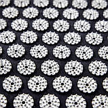 Набір для йоги 3в1 Килимок для йоги + Масажний килимок Аплікатор Кузнєцова + валик OSPORT Set 32 (n-0063) Чорно-сірий, фото 7