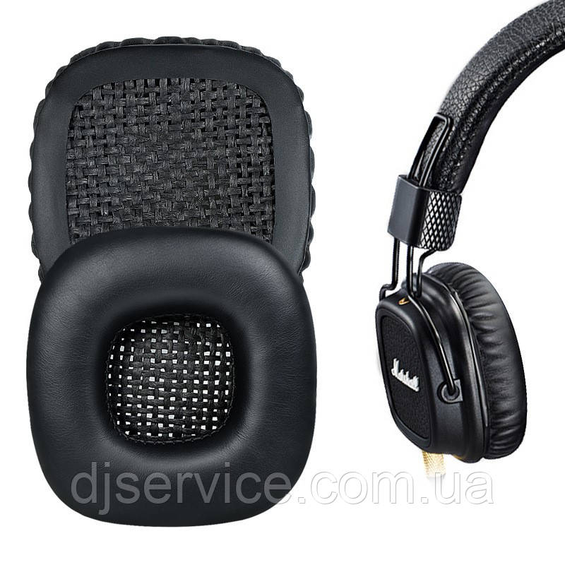 Амбушюри подушки для навушників Marshall Major 1 Marshall Major 2 Major 2 II Air Music Go Play Black