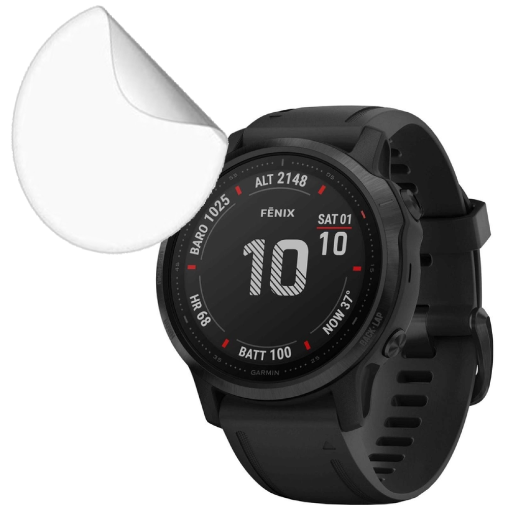 Протиударна гідрогелева плівка Hydrogel Film для Garmin Fenix 6S (6 шт), Transparent