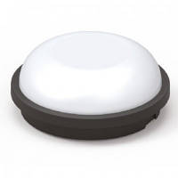 Світлодіодний світильник вологозахищений ARTOS-15 15 W чорний 6400 К