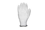 Рукавички робочі трикотажні з ПУ-покриттям, білі, MicroFlex/CW (аналог Агат), фото 2