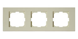 Рамка 3-а кремова GRANO