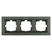 Рамка 3-ша QUANTUM сірий магніт