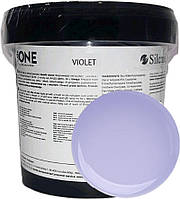 Прозорий гель для нарощування нігтів Silcare Base One Violet 1 кг