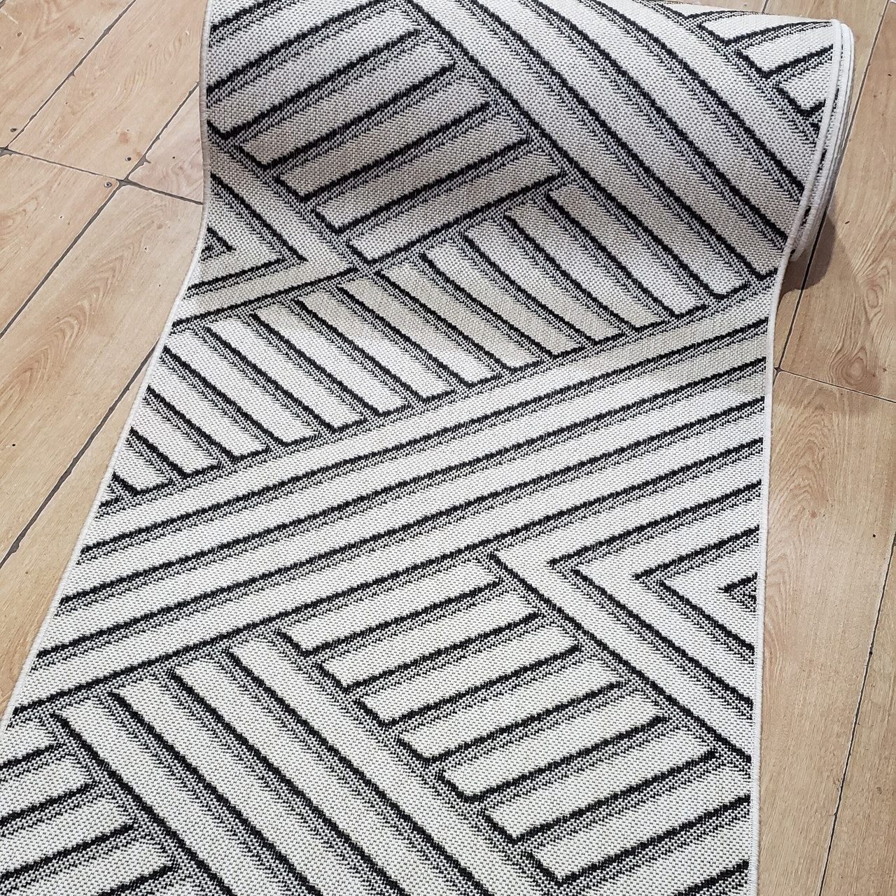 Доріжка безворсова на гумовій основі 19652-08 сіра, фото 1