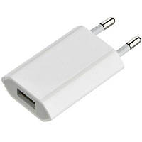 Мережевий зарядний пристрій iPhone 3G/3GS/4G/4GS/5 (1USBx1A) 1000 mAh White (S07022)