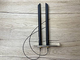 Антена для підключення wi-fi для ПК 2,4 і 5ГГц (тонкий конектор IPEX 4 (m.2 NGFF)) 8DB ATX