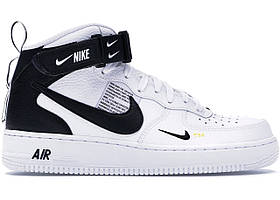 Кросівки Nike Air Force 1 Mid Utility White Black - 804609-103