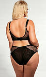 Бюстгальтер з м'якими чашками чорний Soft Kris Line Si жіноча спідня білизна великих розмірів груди, фото 2