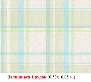 Світлі німецькі шпалери 926838, у велику карту, пастельного салатового, м'ятного та блакитного кольору, мийні