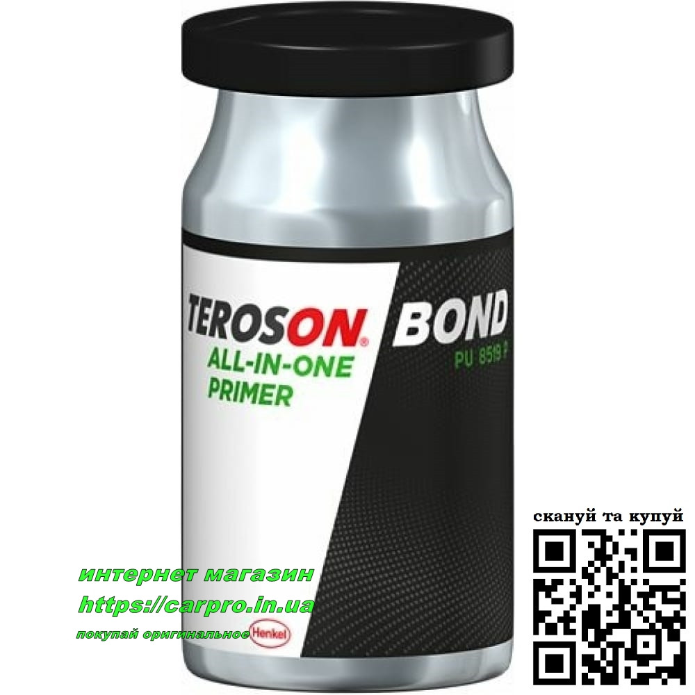 Праймер і активатор для клеєння скла TEROSON BOND All-in-one primer PU 8519 P