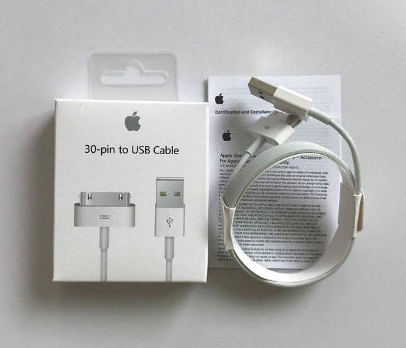Купити Оригинал кабель 30-pin для iPhone/iPad/Зарядк/Шнур оригінал дріт ...