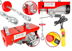 Тельфер лебідка Euro Craft HJ207, 400/800 кг.