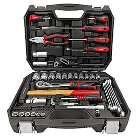 Професійний набір інструментів 1/2" і 1/4' 58 од універсальний HAISSER 70181