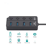 USB-розгалужувач Port USB Hub 3.0, фото 2