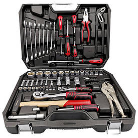 Професійний набір інструментів 1/2" і 1/4' 72 од універсальний HAISSER 70181