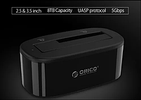 Док станція для HDD/SSD 2.5" 3.5" SATA III USB3.0 Orico 6218US3 оригінал, фото 3