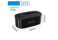 Док станція для HDD/SSD 2.5" 3.5" SATA III USB3.0 Orico 6218US3 оригінал, фото 5
