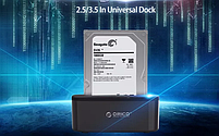 Док станція для HDD/SSD 2.5" 3.5" SATA III USB3.0 Orico 6218US3 оригінал, фото 2