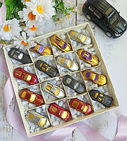 Шоколадный подарочный набор для мужчины или мальчика на любой праздник Шоколадные машинки конфеты