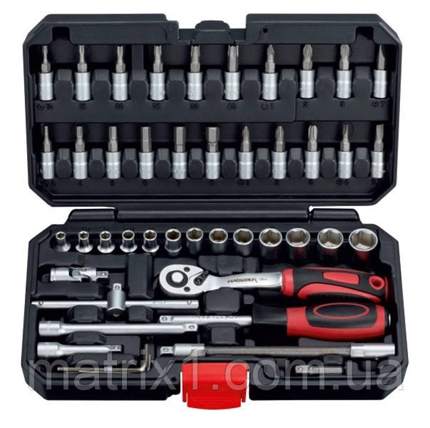 Набір інструментів професійний 1/4" 46 од. HAISSER 70179, фото 1