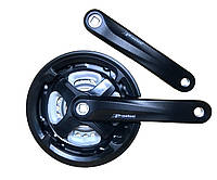 Шатуны Prowheel ТА-СM68 (42-34-24), L-170 мм чорный / серебряный (ТА-СM68-black)