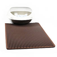 Лоток для котів Georplast Shuttle 57x40x19 см коричневий відкритий / Туалет для кота, фото 5