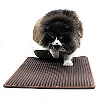 Лоток для котів Georplast Shuttle 57x40x19 см коричневий відкритий / Туалет для кота, фото 6