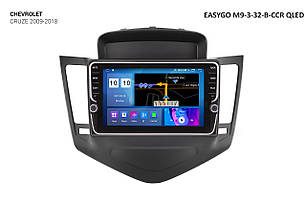 Штатна автомагнітола EasyGo M9-3-32-B-CCR QLED Chevrolet Cruze 2009-2018