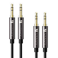 IVANKY Aux Cable 4ft [Hi-Fi Sound, 2-Pack], 3,5-міліметровий допоміжний аудіокабель