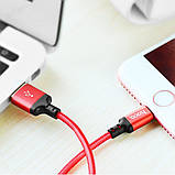Кабель Hoco X14 USB to MicroUSB 2m red, фото 2