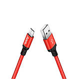 Кабель Hoco X14 USB to MicroUSB 2m red, фото 4
