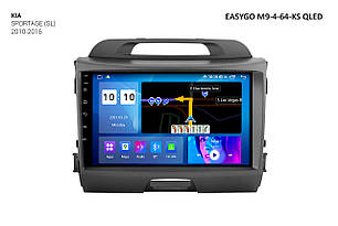 Штатний головний пристрій EasyGo M9-4-64-KS QLED KIA Sportage
