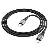 Кабель Hoco X86 Type-C to Lightning PD 1m black, фото 3
