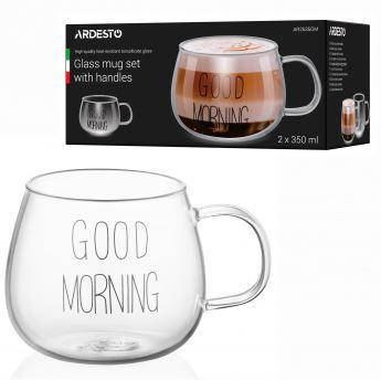 Набір чашок із ручками Ardesto Good Morning 350 мл AR2635GM, фото 1