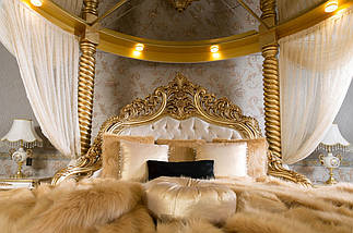 Ліжко елітне кругле класичне, Бербері, фото 2