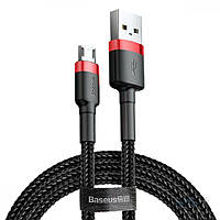 Кабель Baseus Cafule Cable USB For Micro 1.5A 2m Red+Black