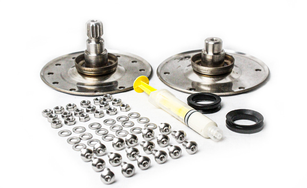 Фланці та сальники для пральної машини Electrolux, Zanussi вал H=46 мм, 13 шлиців, фото 1