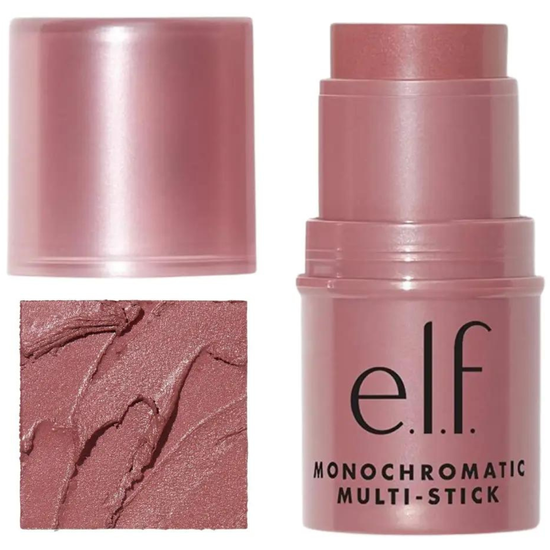 Мультистик рум'яна + тіні + помада e.l.f. Monochromatic Multi Stick Eyes Lips Cheeks Sparkling Rose 4.4 г
