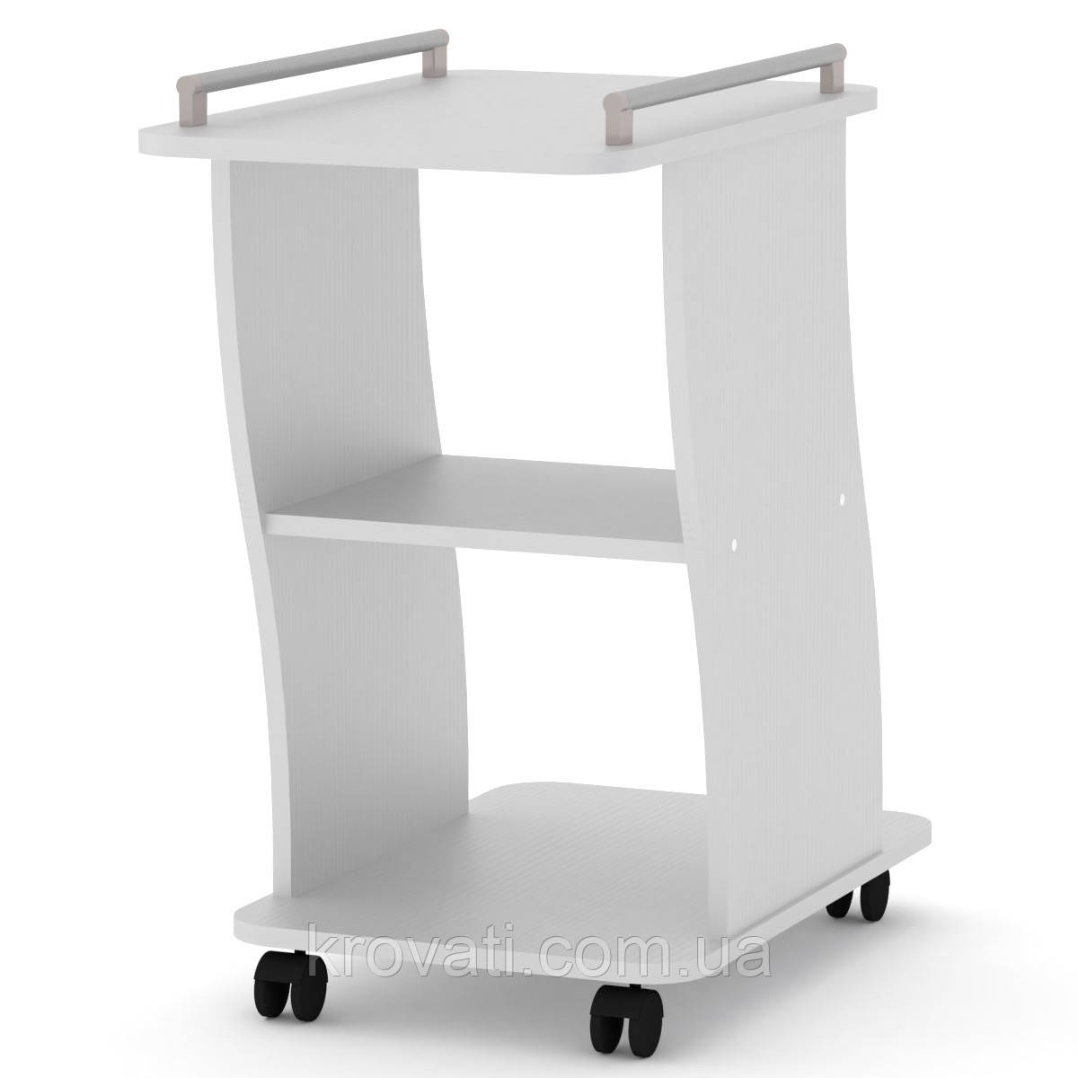 Стіл журнальний на колесах Відень, Компанит, Нимфеа Альба