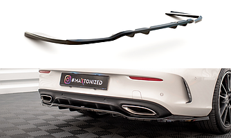 Дифузор Mercedes C205 Coupe AMG Line (18-21) тюнінг обвіс спідниця елерон