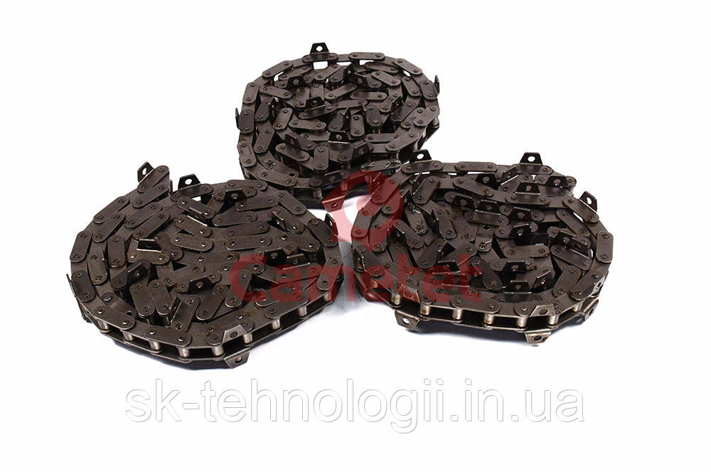 Ланцюги транспортера (к/т 3 шт) без планок, JOHN DEERE STS серия (Cametet) JOHN DEERE AH217633, AH209913, AH217632, AH212232,