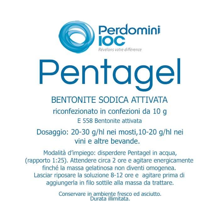 Бентоніт активований натрієвий 10 г. Італія, Pentagel, фото 1