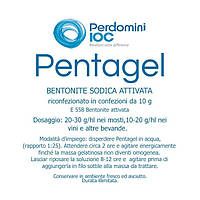 Бентоніт активований натрієвий 10 г. Італія, Pentagel