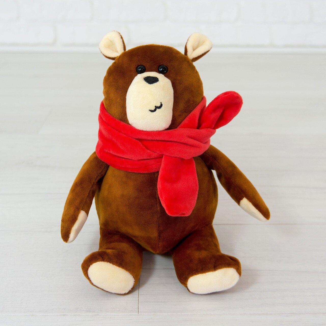 Мягкая Игрушка Kidsqo Медведь Джой 20см Коричневый (KD626) — Купить ...