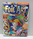 Аплікація кольоровою фольгою Foil Art Ведмедик під парасолькою (FAR-01-03), фото 4