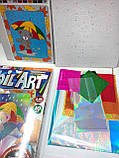 Аплікація кольоровою фольгою Ведмедик під парасолькою, фото 7